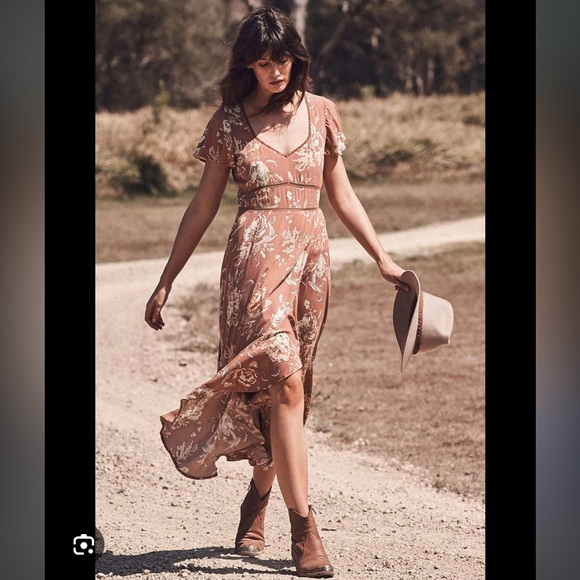 spell rosa garden party dress Spell and The Gypsy Collective Rosa Garden Party Dress Camel S